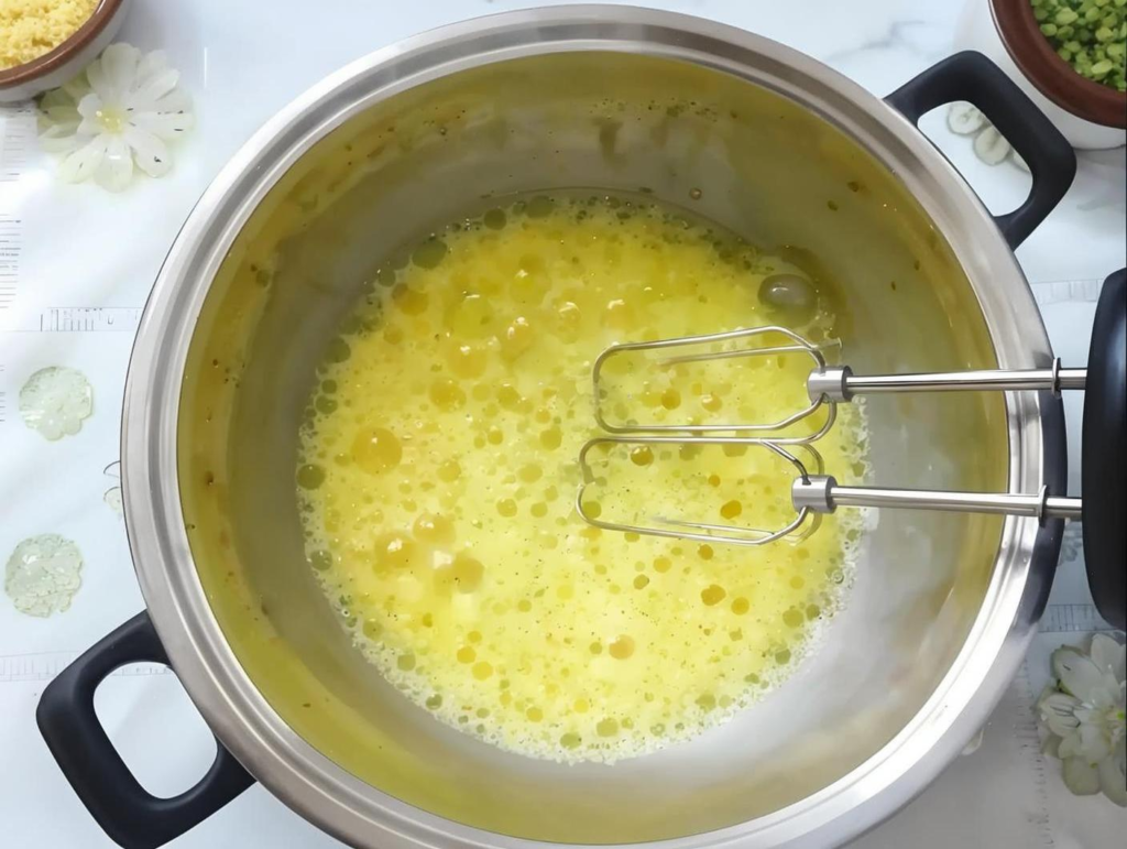 Add Wet Ingredients & Beat